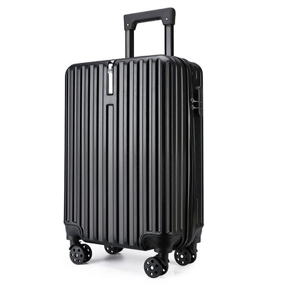 20-inch Large Capacity Student Suitcase Business Striped Trolley Case