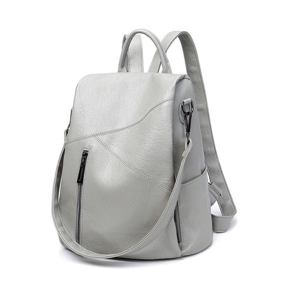 womens simple fashion large capacity casual backpack