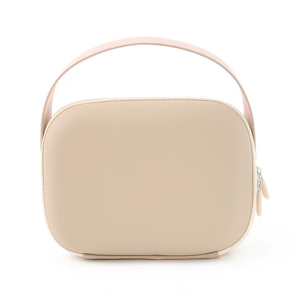 Dopamine-color Cosmetic Bag Multi-purpose Handbags Women Large Capacity Cosmetics Portable Outing Anti-fall And Dirt-resistant Storage Bags