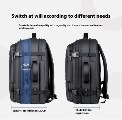 waterproof derm capacity scalable travel bag multi functional computer backpack