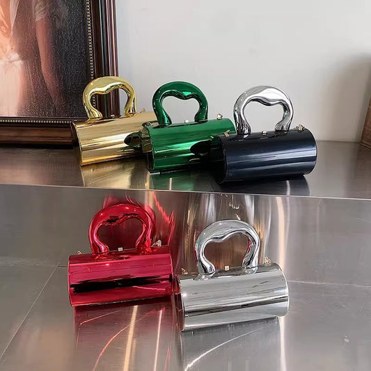 candy color acrylic bag cylinder crossbody bag