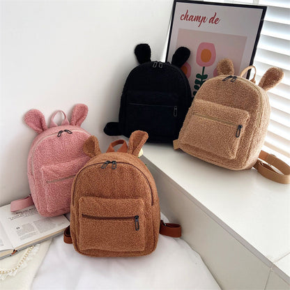 cute plush bag womens autumn and winter new