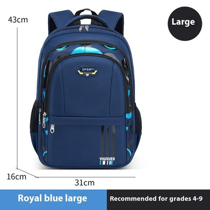 simple waterproof multi compartment large capacity backpack