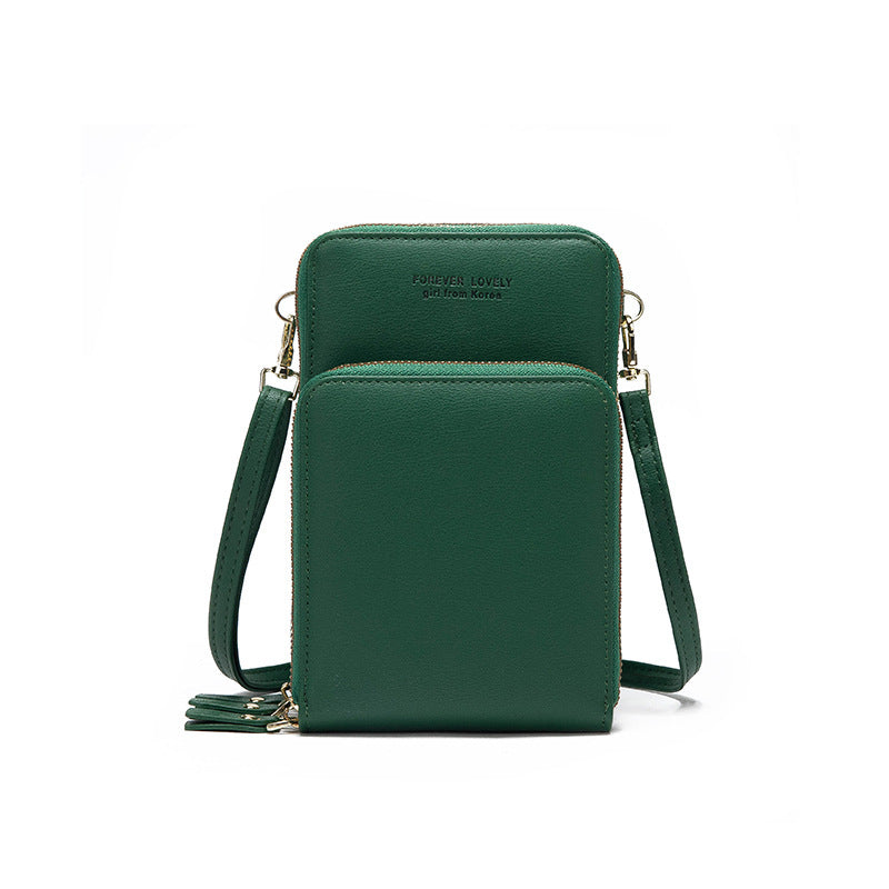 crossbody bag women tri fold pockets phone bags