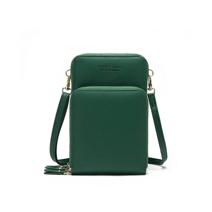 crossbody bag women tri fold pockets phone bags