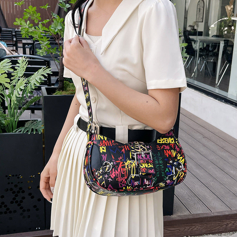 underarm bag fashion letter shoulder messenger bag