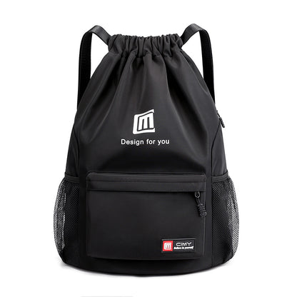 travel backpack womens large capacity travel exercise bag drawstring bag drawstring bag oxford waterproof