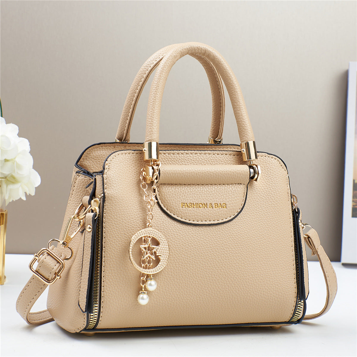 Fashionable Versatile Casual Western-style Minimalist Trendy High-end Large-capacity Light-luxury And Niche