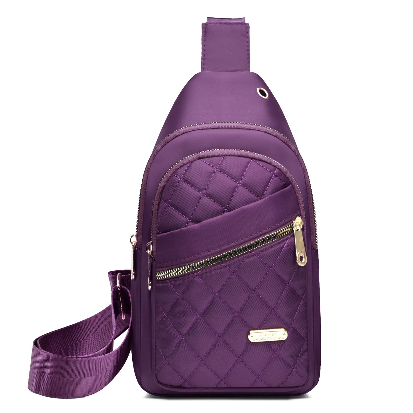 nylon chest bag womens fashion rhombus crossbody bag