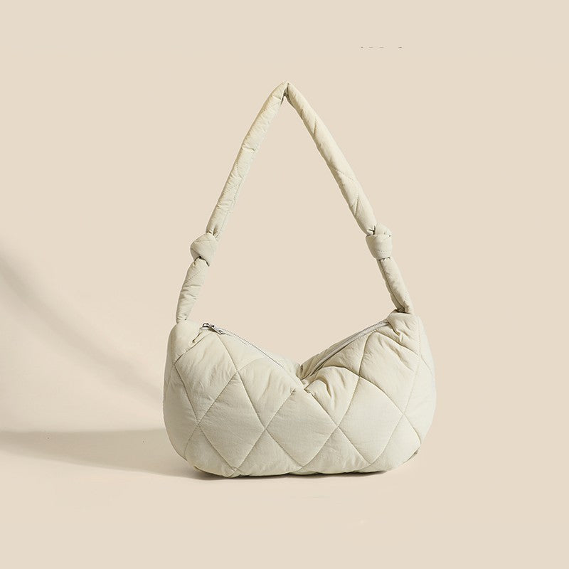 down cotton dumpling bag shoulder crossbody rhombus underarm bag