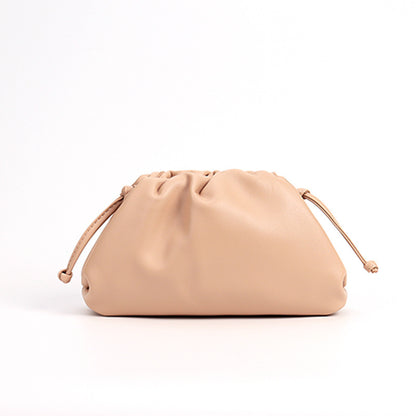 pleated cloud bag simple niche