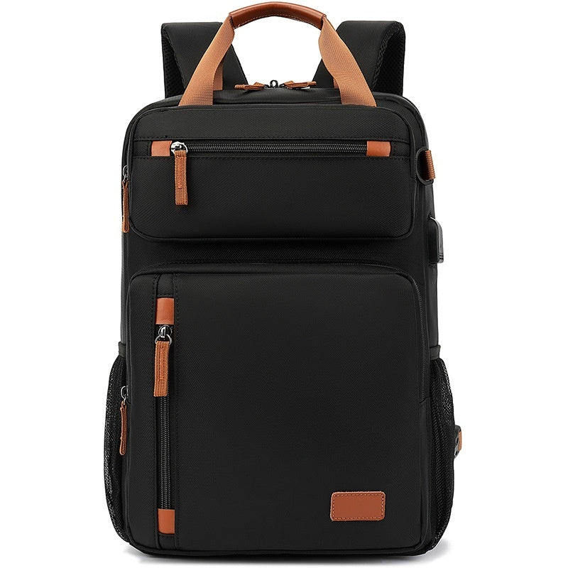 student large capacity waterproof schoolbag 156 inch computer backpack