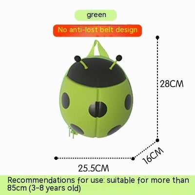 cute ladybug backpack childrens schoolbag cartoon