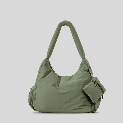 Autumn And Winter Quilted Commuter Hand-carrying Bag Large Capacity