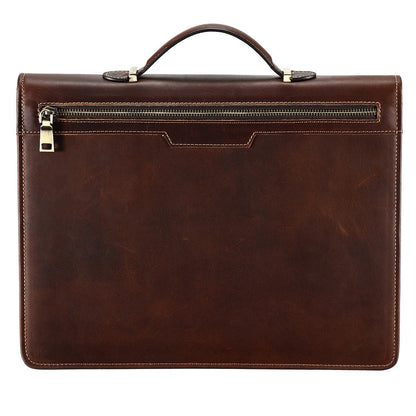 crazy horse leather 13 3 inch laptop bag vintage men briefcase