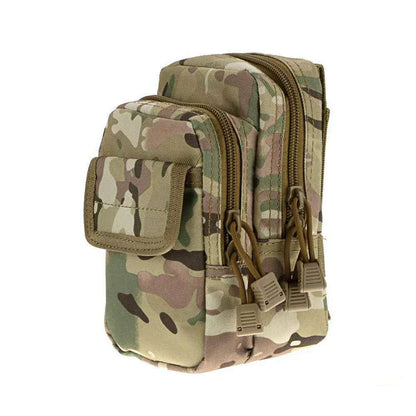 double zipper thick large capacity tactical wear resistant belt waist bag