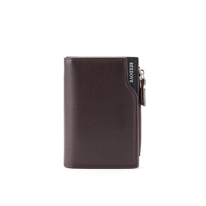 mens short wallet multifunctional zipper bag