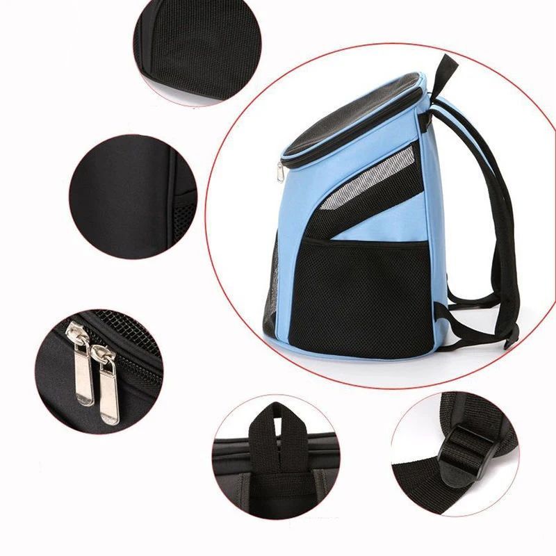breathable puppy dog carrier backpack portable pet bags for small dogs chihuahua schnauzer pug outdoor mascotas carring supplies