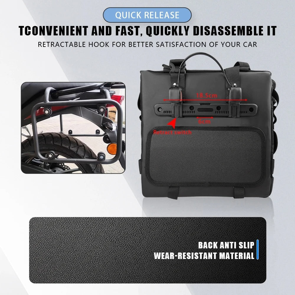 fashion personality 20l motorcycle motor saddle bag
