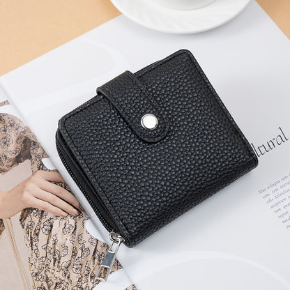 lychee pattern womens wallet fashion multi card slot