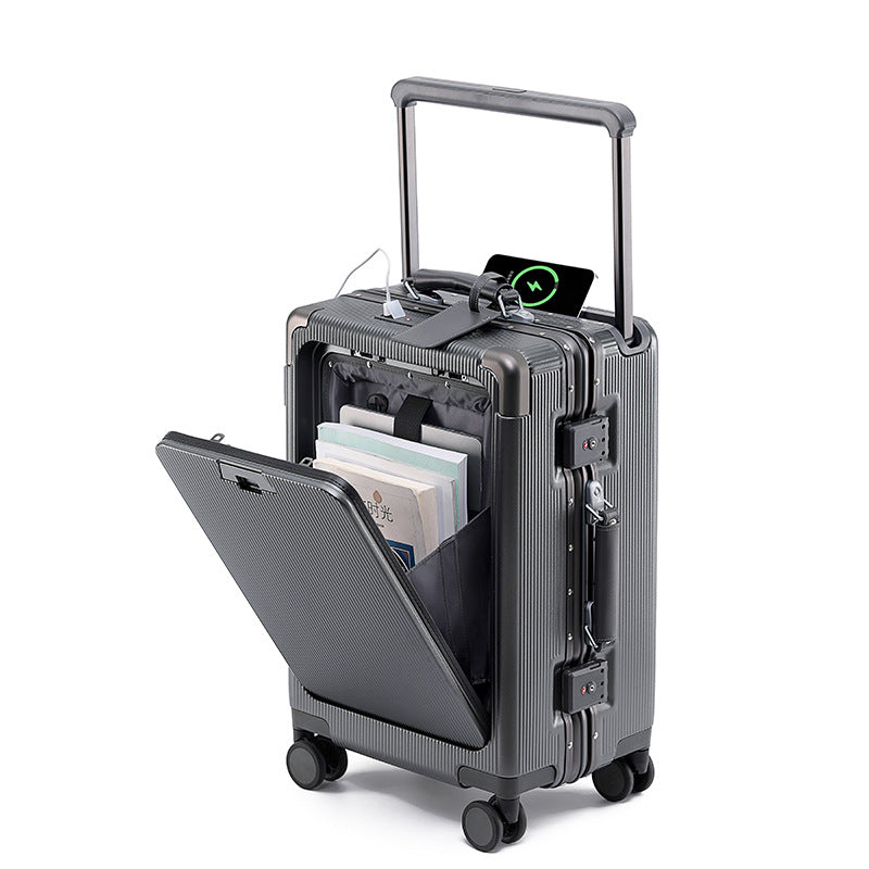 Draw-bar Luggage Wide 24-inch Anti-fall Front Cover