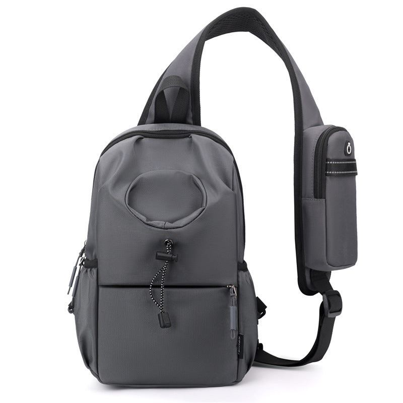 mens oxford cloth splash proof shoulder crossbody chest bag