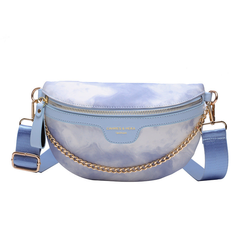 fashion trend cross body cloud flower chain handbag