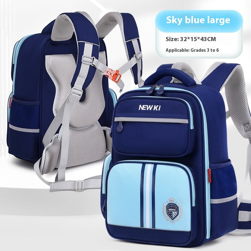School Student Schoolbag Children's Waterproof Backpack Wear-resistant Men And Women