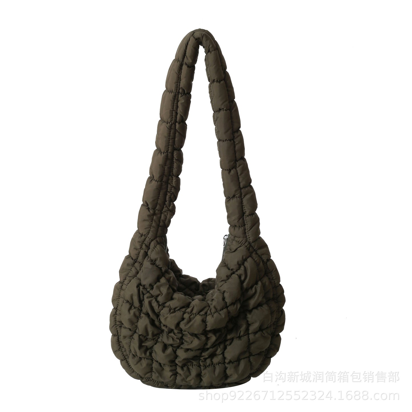 pleated cloud bag fashion shoulder portable large capacity