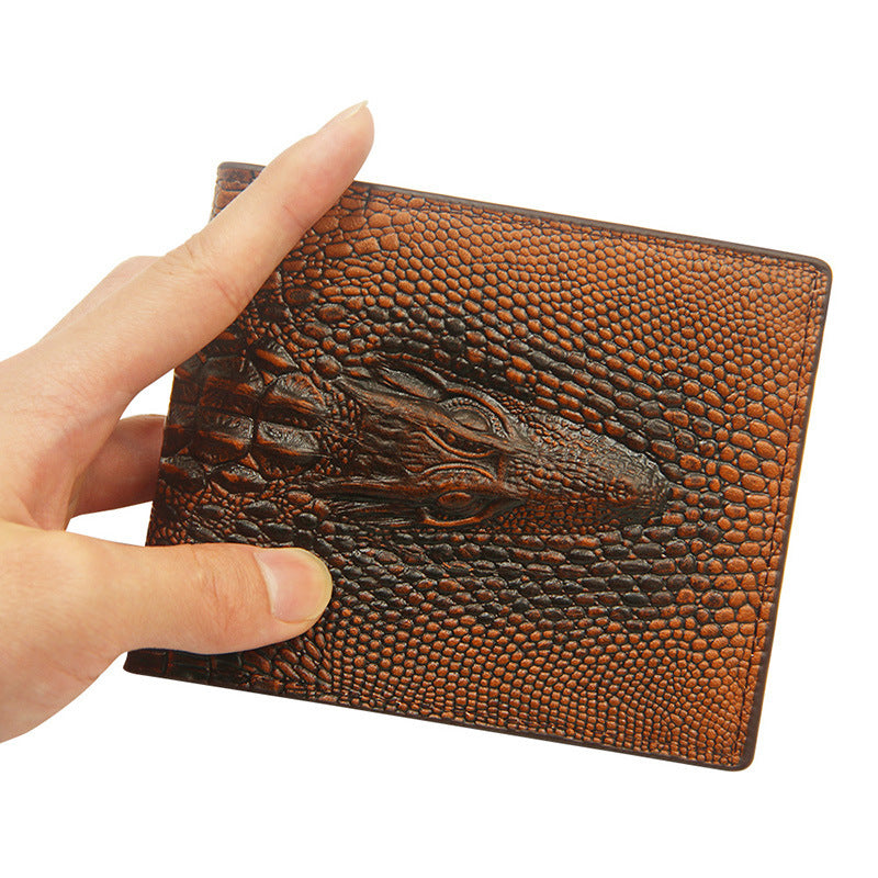 fashion personality pattern mens short wallet