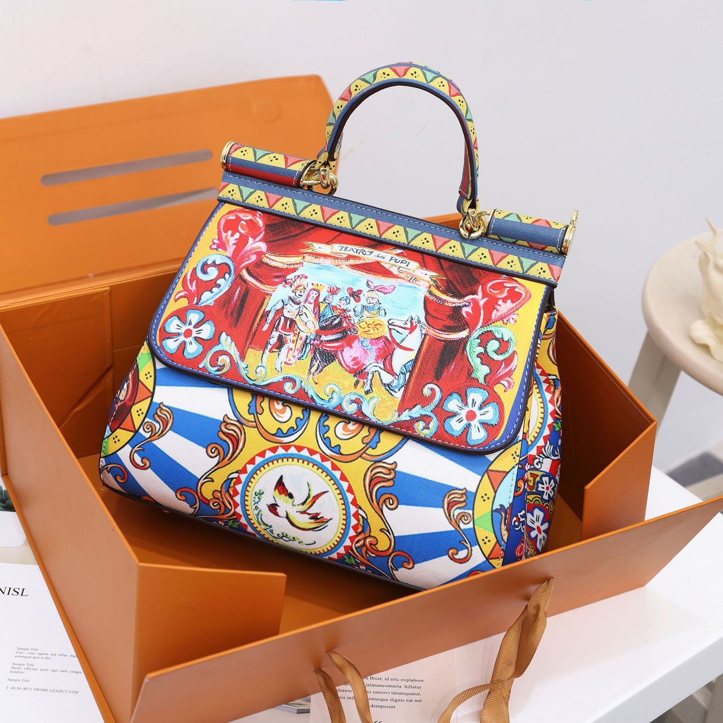 fashiion dg ladies bag printing handbag box designer bag