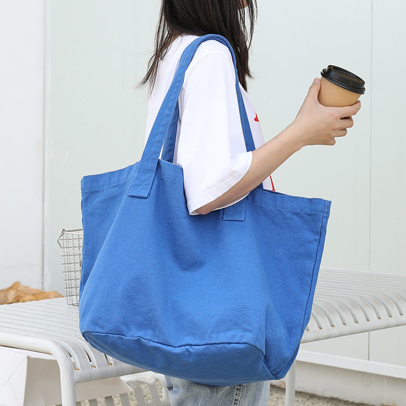 fashion retro shoulder casual artistic canvas bag