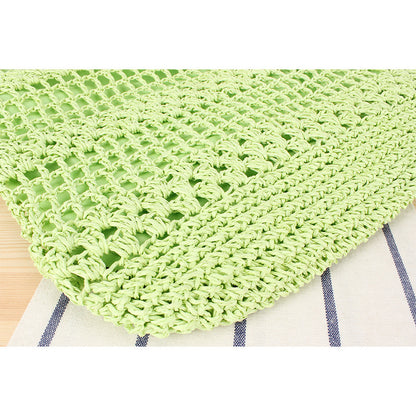 Large Capacity Hand-woven Simple Holiday Shoulder Bag