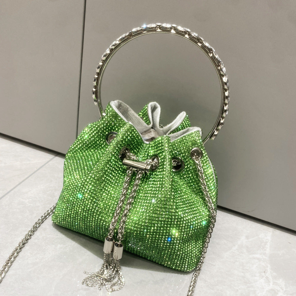 european and american shiny diamond handbag for women