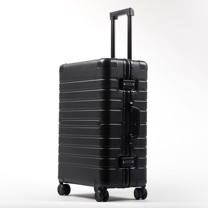 all aluminum magnesium alloy trolley case universal wheel metal box