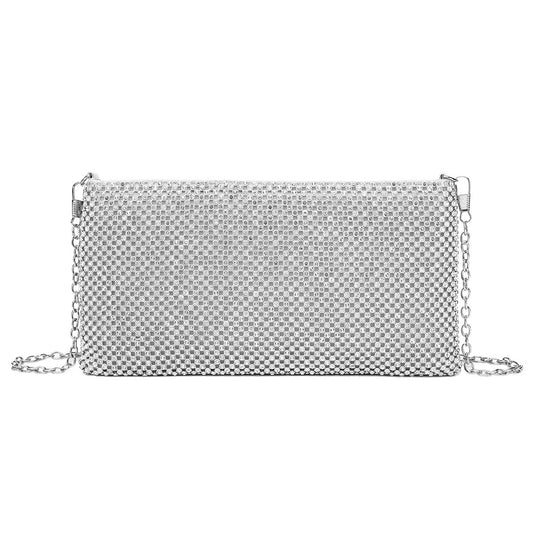 fashion ladies rhinestone dinner bag clutch diamond envelope