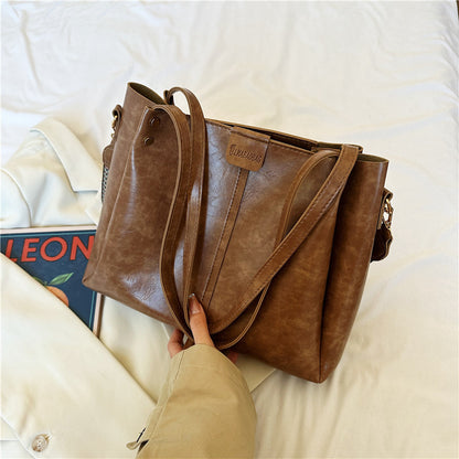 large capacity crossbody retro patchwork