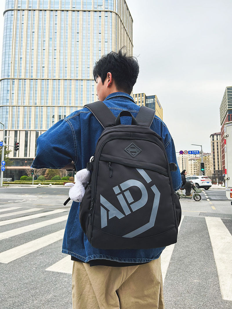 street trend small casual backpack bag portable all match schoolbag