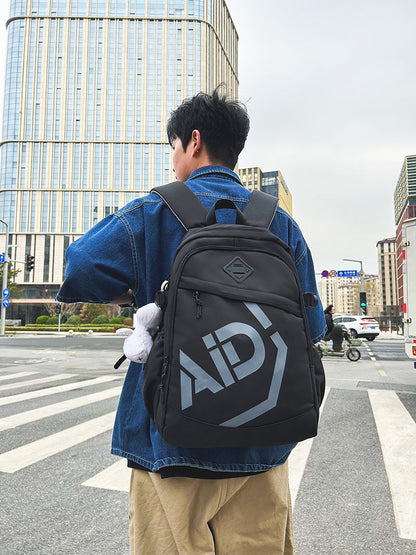 street trend small casual backpack bag portable all match schoolbag