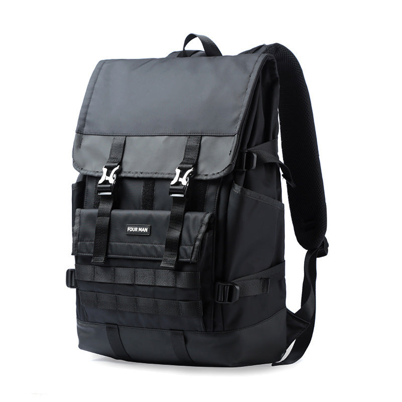 fashion personality trend casual backpack for men