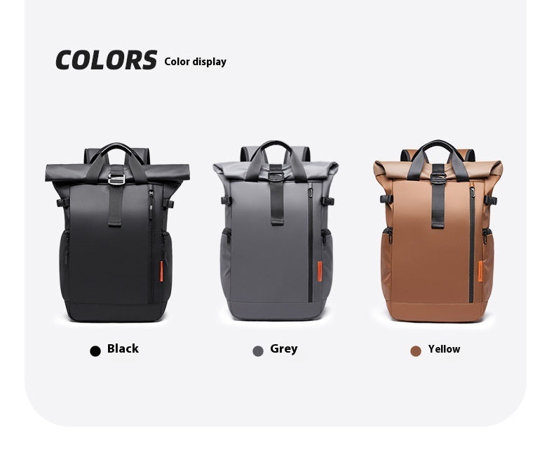 mens large capacity waterproof oxford cloth backpack for travel