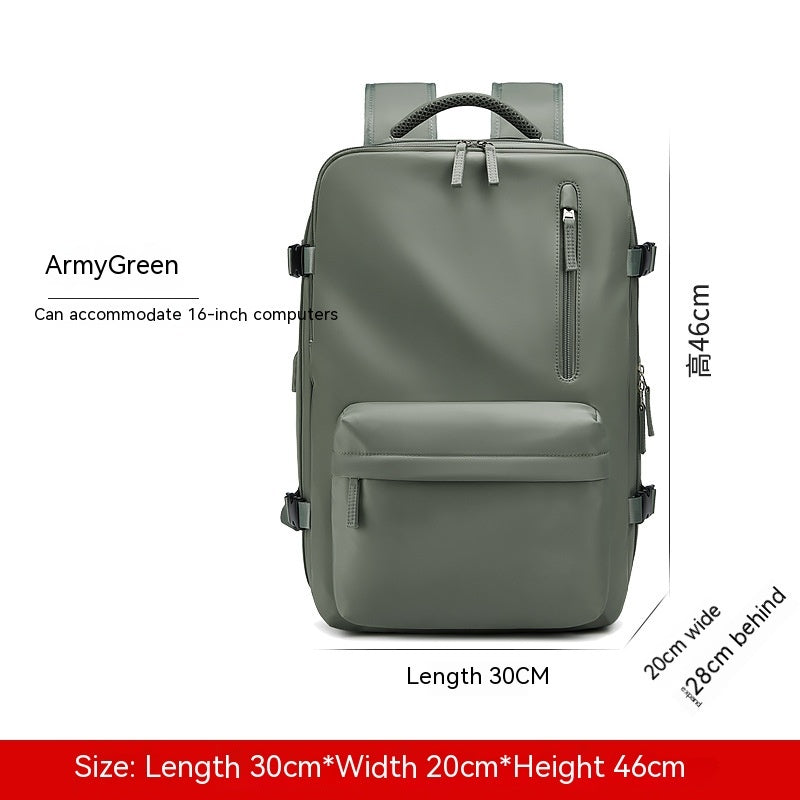 dry wet separation backpack large capacity leisure fashion schoolbag