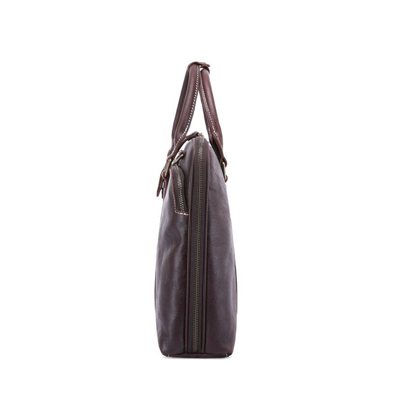 mens handbag leather briefcase shoulder crossbody