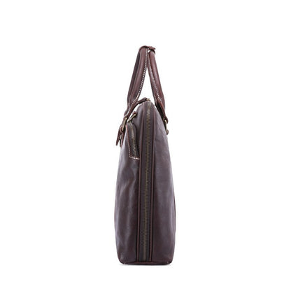 mens handbag leather briefcase shoulder crossbody