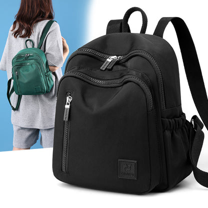 new nylon water repellent large capacity backpack female lightweight backpack