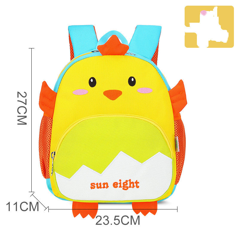 cute cartoon shoulders baby lightweight backpack elementary school schoolbag