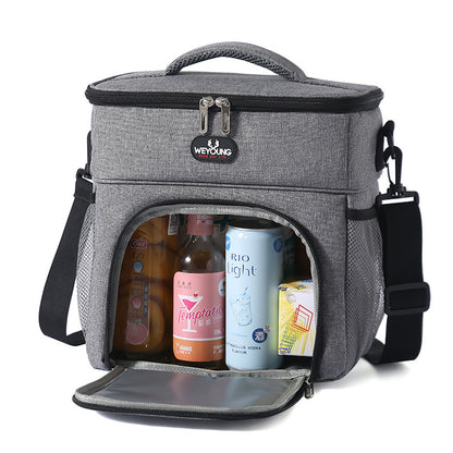 double lunch fruit insulated bag