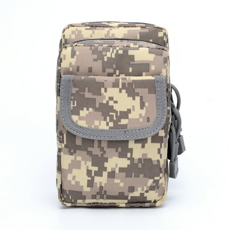 double zipper thick large capacity tactical wear resistant belt waist bag