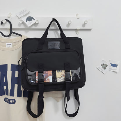 Soft Girl Cute Cartoon Teenage College Student Lightweight Tote Backpack