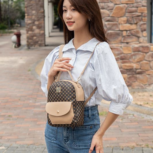 advanced texture korean style womens backpack